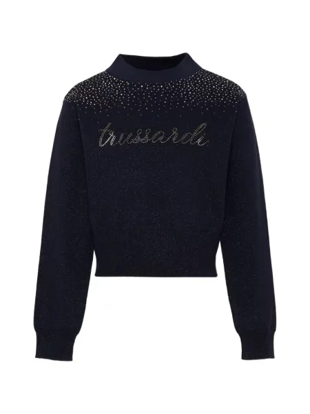 Sweter dziecięcy Trussardi niebieski