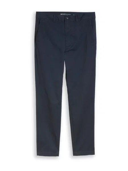TOM TAILOR DENIM Chino kalhoty tmavě modrá