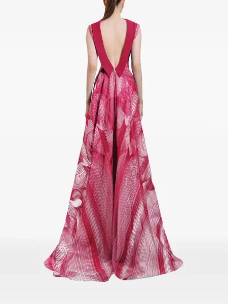 Rochie Gemy Maalouf cu broderie roz