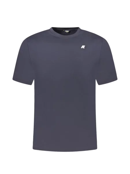 Tricou K-way cu decolteu rotund cu autograf gri