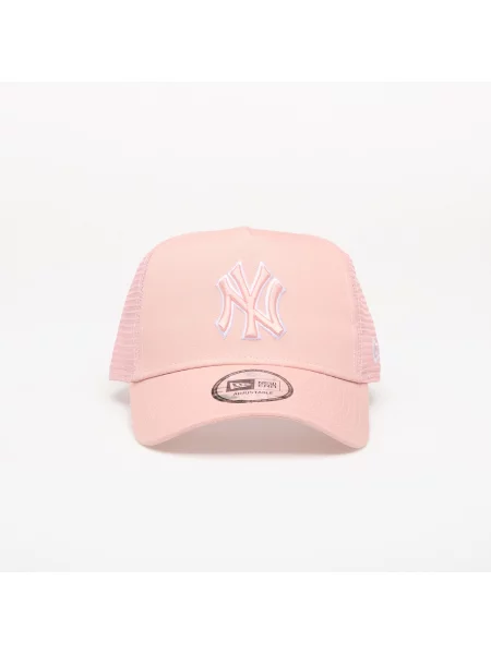 Шапка New Era AF Trucker Outline New York Yankees Pink Rouge/ Optic White Universal бяло