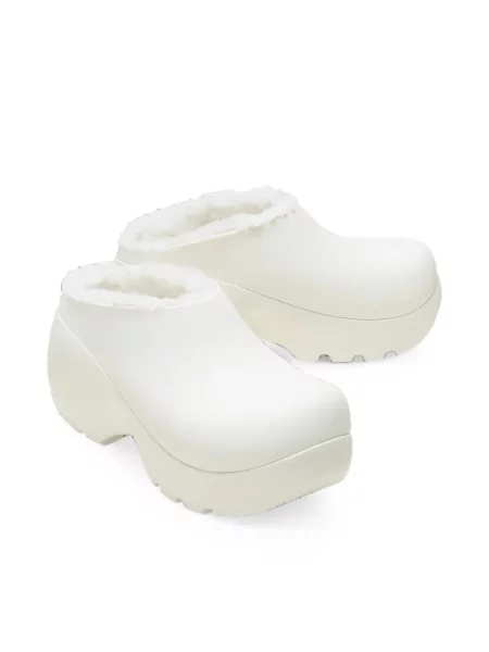 Saboți Crocs alb