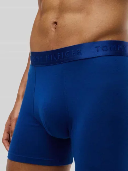 Spodnie z paskiem z logo w zestaw 3 szt. Tommy Hilfiger