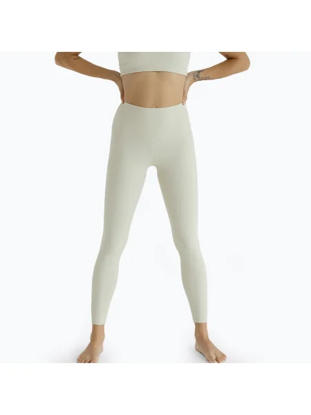 Olcsóbban. Női jóga leggings JOYINME Unity Ribbed buttercream. Méret: 36 bézs