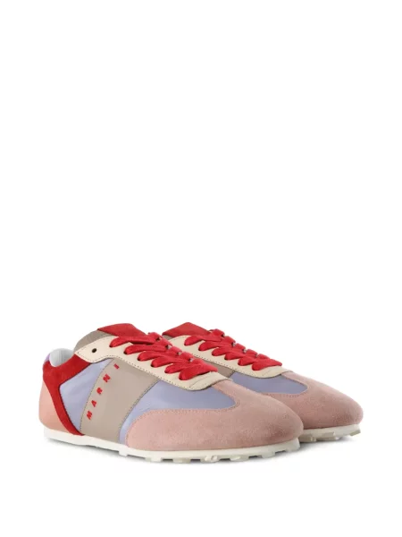 Sneakerși Marni cu imagine roz