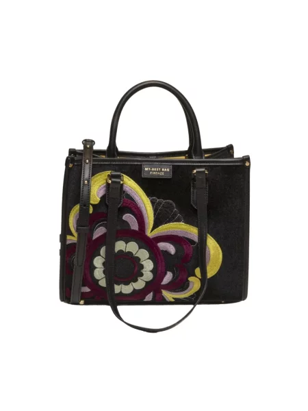 Torebka My Best Bags skórzana czarna