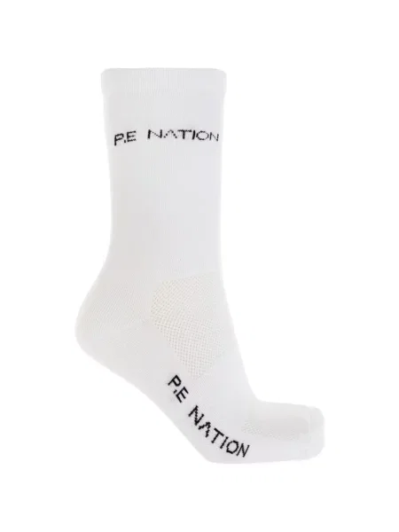 Raštuotos kojines P.e Nation balta