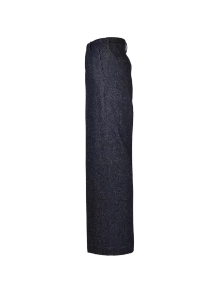 Bouclé pantaloni Masu albastru