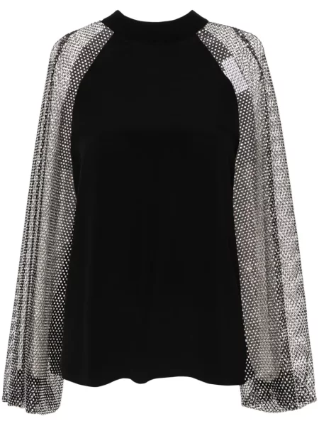 Bluză Genny plasă negru
