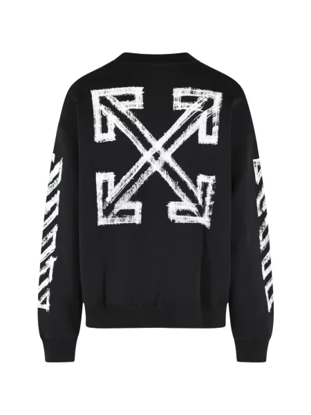 Hanorac Off-white cu imagine alb