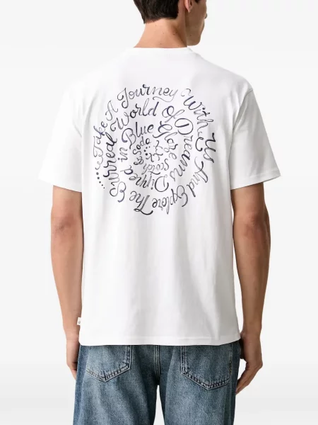 Tricou Scotch & Soda cu imagine alb