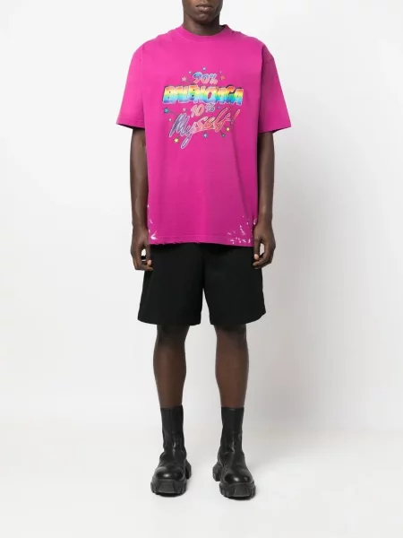 Μπλούζα Balenciaga με σχέδιο ροζ