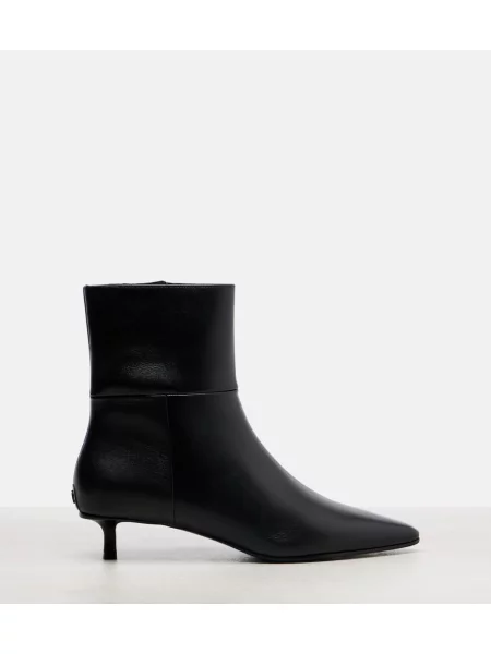 Cizme scurte Jimmy Choo din piele negru