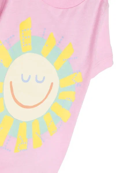 Koszulka dziecięca Stella Mccartney różowa