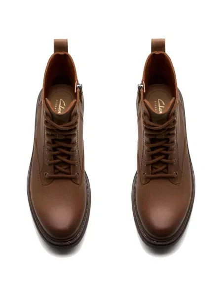 Šnurovacie tenisky Clarks hnedá