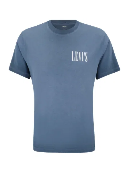 LEVI'S ® Tricou safir / murdar alb