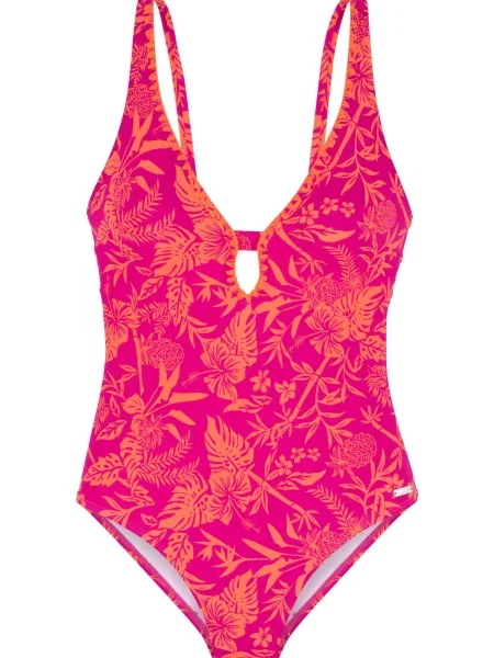 VENICE BEACH Enodelne kopalke oranžna roza