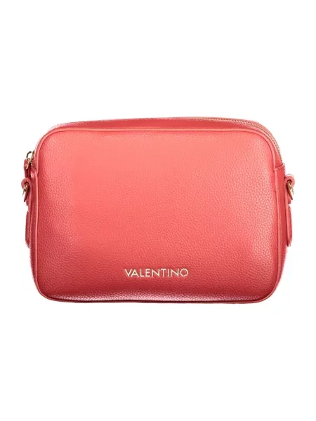 Lniana torebka crossbody Valentino Bags czerwona