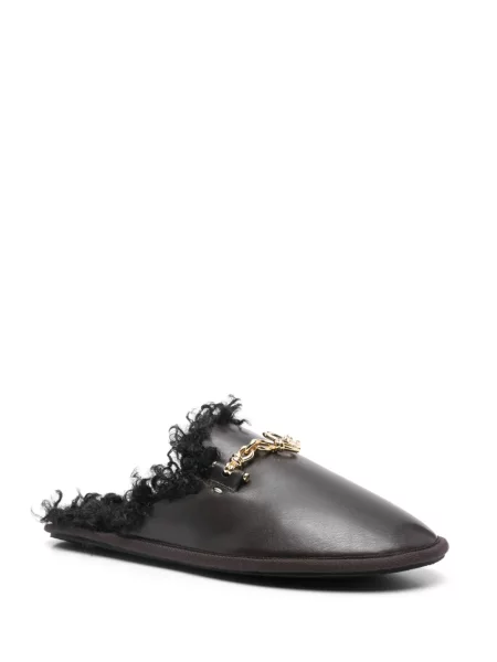 Papuci de casă Stella Mccartney maro