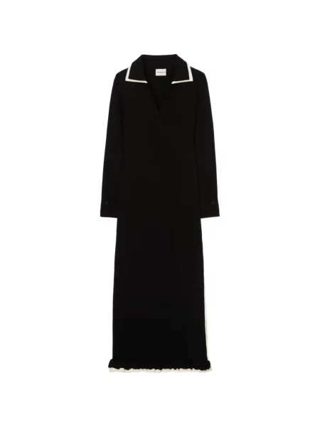 Lung rochie Claudie Pierlot tricotate negru