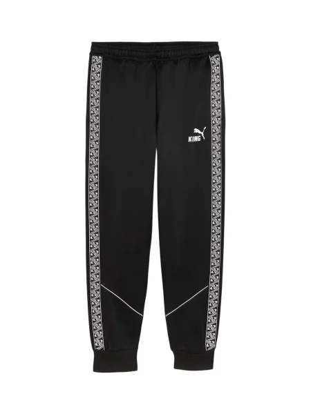 PUMA Pantaloni negru alb