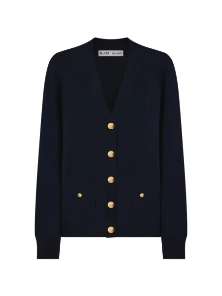 Długi kardigan Blazé Milano niebieski