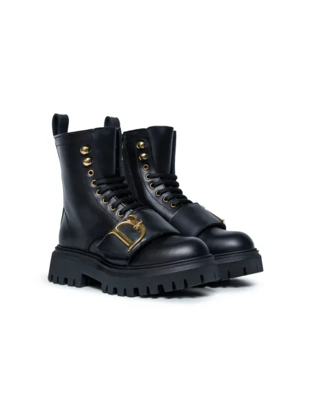 Buty do kostki dziecięce Dsquared2 czarne