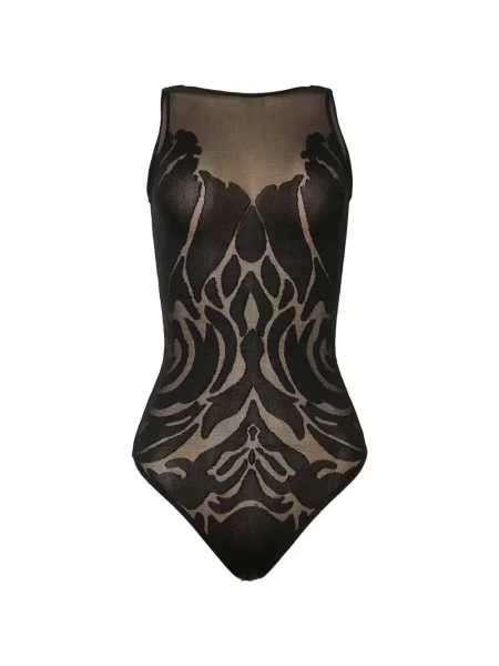 Body Wolford fără mâneci negru