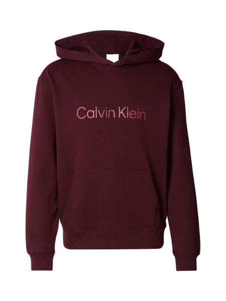 Calvin Klein Tréning póló borvörös