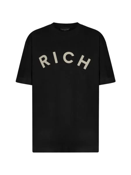 Tricou John Richmond cu imagine negru