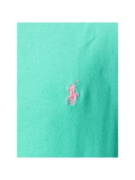 Koszulka polo Polo Ralph Lauren z siateczką zielona