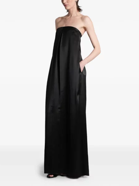 Rochie maxi Darkpark fără bretele negru