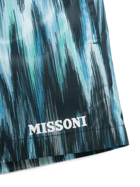 Kąpielówki dziecięce Missoni niebieskie