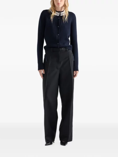 Cardigan Prada de lână albastru