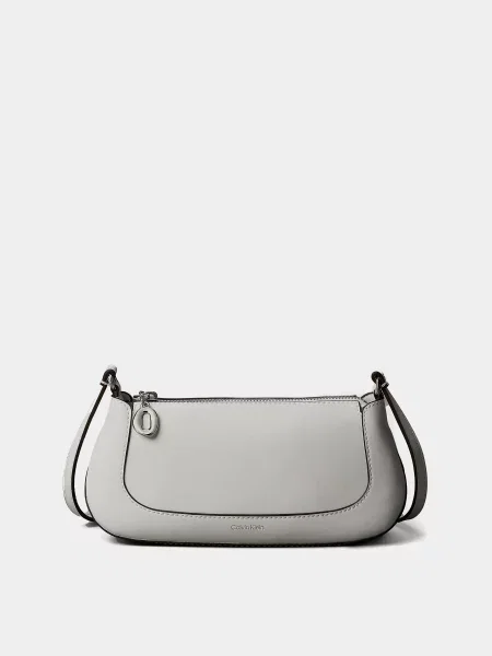 Calvin Klein HARDWARE ZIP CROSSBODY Сумка Поліуретан білий