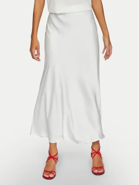 Vila Fustă midi Ravenna alb