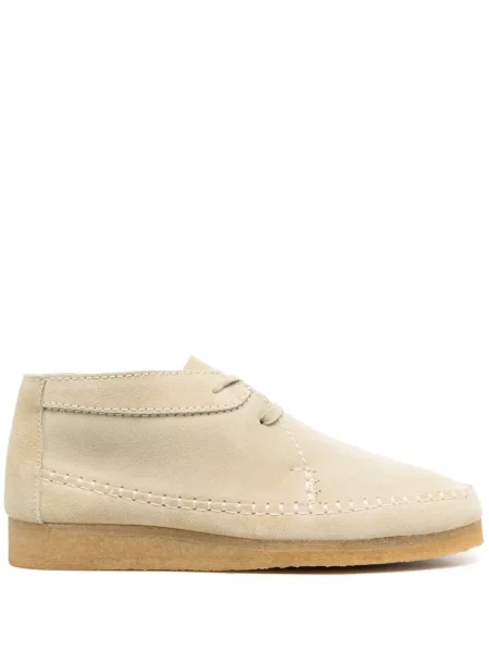 Botine Clarks Originals cu șireturi din piele de căprioară