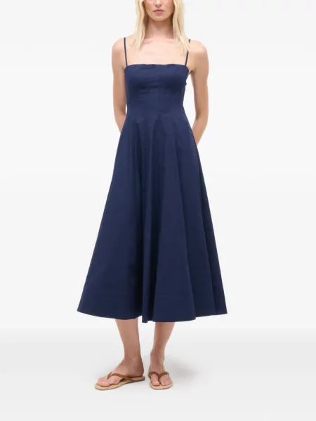 Rochie midi Staud de costum albastru
