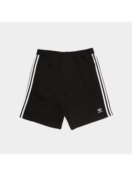 Krótkie dzianinowe szorty Adidas Originals w paski czarne