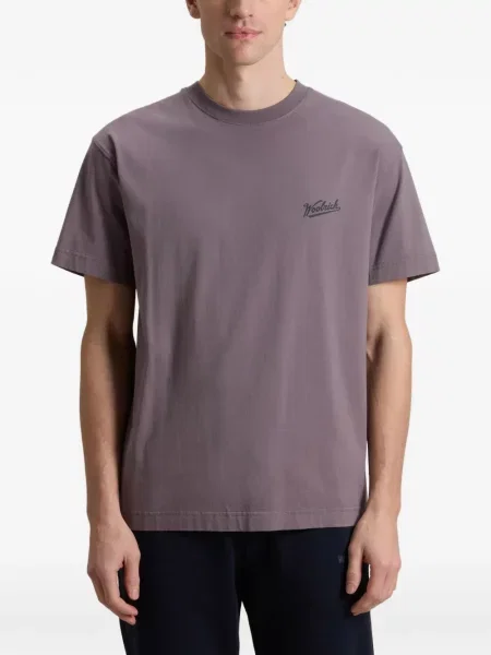 Tricou Woolrich cu autograf violet