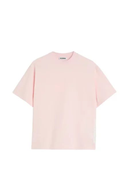 Tricou Jil Sander cu imagine roz