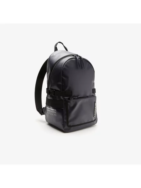 Lacoste Plecak Z Kontrastowym Logo Lacoste granatowy