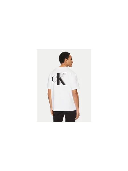 Calvin Klein Jeans Póló Regular Fit fehér