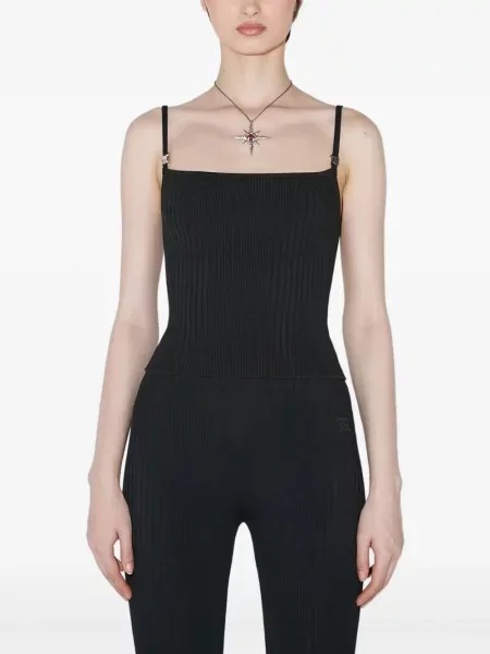 Top Misbhv tricotate negru
