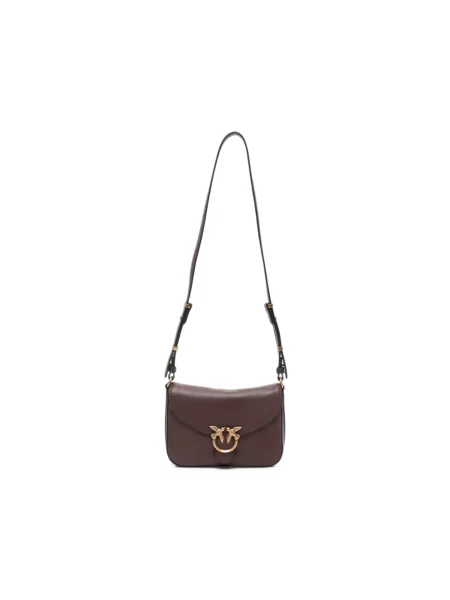 Pinko torebka crossbody skórzana czerwona
