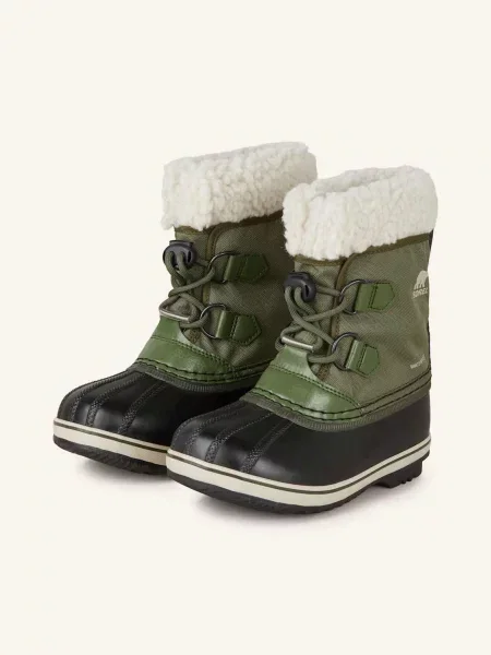Sorel Botki Yoot Pac™ Ze Sztucznym Futrem gruen czarne