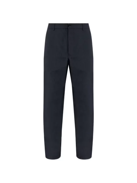 Pantaloni Moncler de in cu autograf albastru