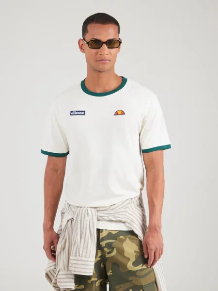 ELLESSE Tricou Ringetto verde alb