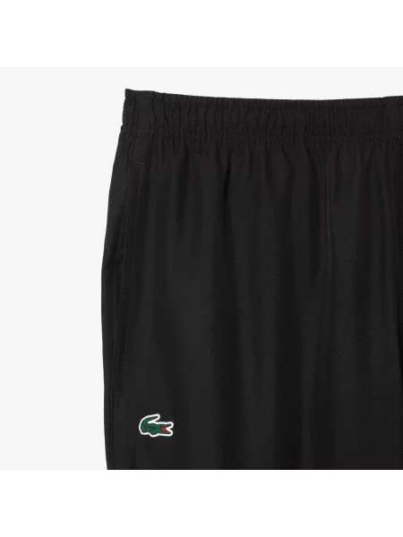 Lacoste Komplet Dresowy Z Tafty W Romby czarny