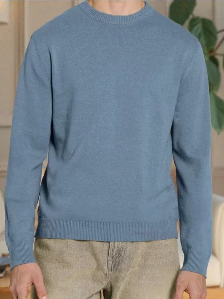 Sinsay Sweter z długim rękawem niebieski